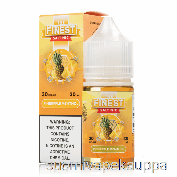 Vape Nesteet Ananas Mentoli - Hienoin Suola Nic - 30ml 30mg